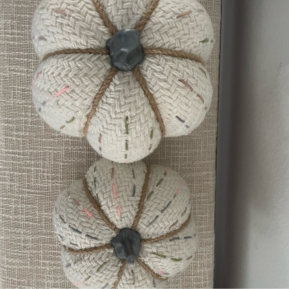 threshold knit pumpkin set of 2 - Picture 2 of 2